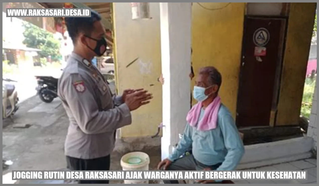 Jogging Rutin: Desa Raksasari Ajak Warganya Aktif Bergerak untuk Kesehatan